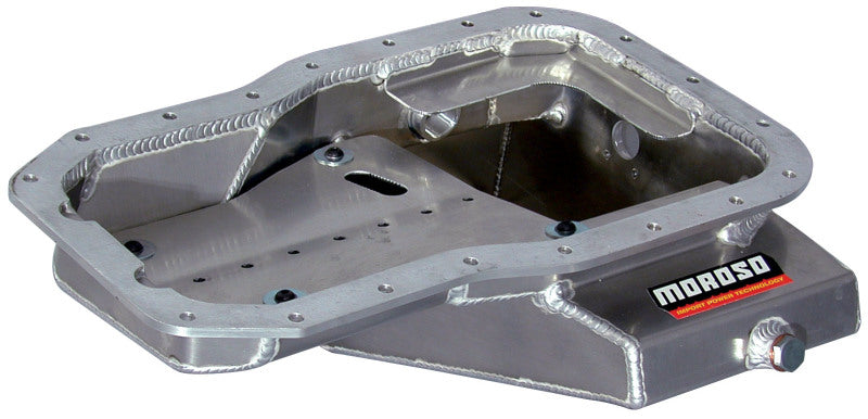 Moroso 20935 Toyota 3SGT 2.0L Turbo/5SFE Non Turbo Road Race Baffled Wet Sump 6.25qt 7-9/16in Alum Oil Pan