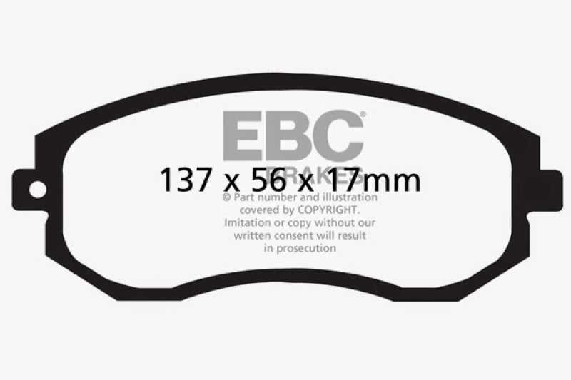 EBC DP41884R 12+ Scion FR-S 2 Yellowstuff Front Brake Pads