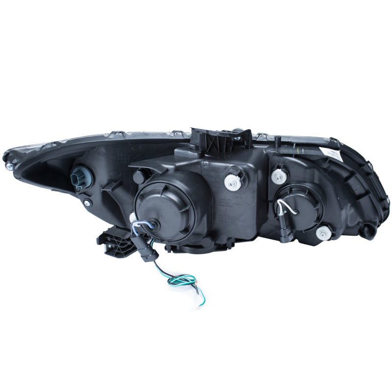 ANZO 121478 2012-2015 Honda Civic Projector Headlights w/ U-Bar Chrome