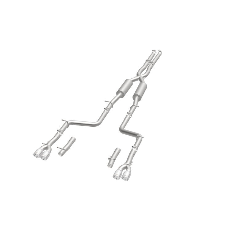 Magnaflow 19217 MagnaFlow Cat-Back, SS, 2.5in, Quad Split Rear 3.5in Tip 2015 Dodge Challenger 3.6L V6