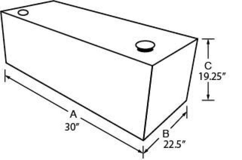 Tradesman 73055 Steel Rectangular Liquid Storage Tank - Black