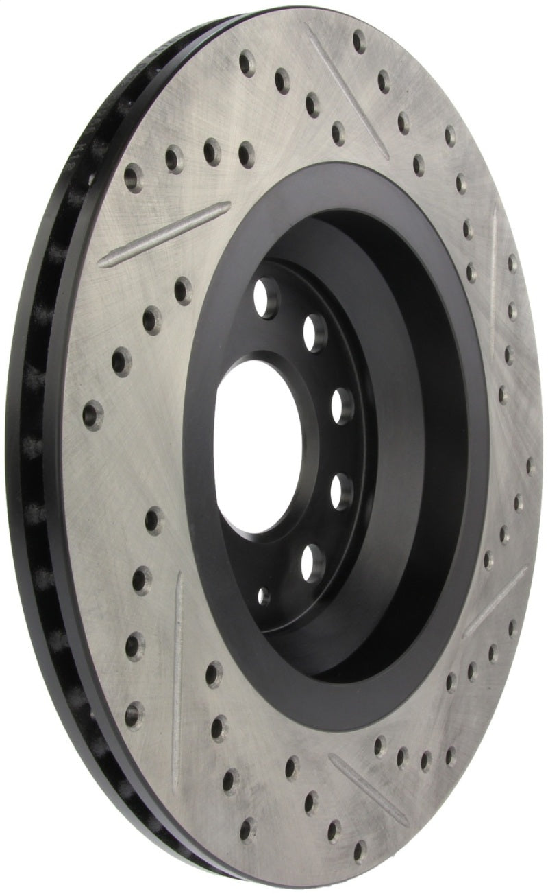 Stoptech 127.33113R StopTech 09 VW Passat CC / 06-09 Passat Slotted & Drilled Right Rear Rotor