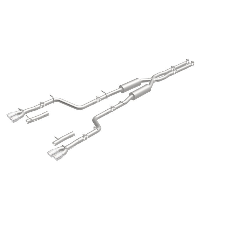 Magnaflow 19217 MagnaFlow Cat-Back, SS, 2.5in, Quad Split Rear 3.5in Tip 2015 Dodge Challenger 3.6L V6