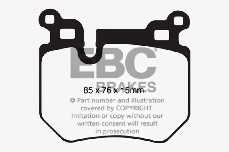 EBC DP51996NDX 08-10 BMW 135 3.0 Twin Turbo Bluestuff Rear Brake Pads