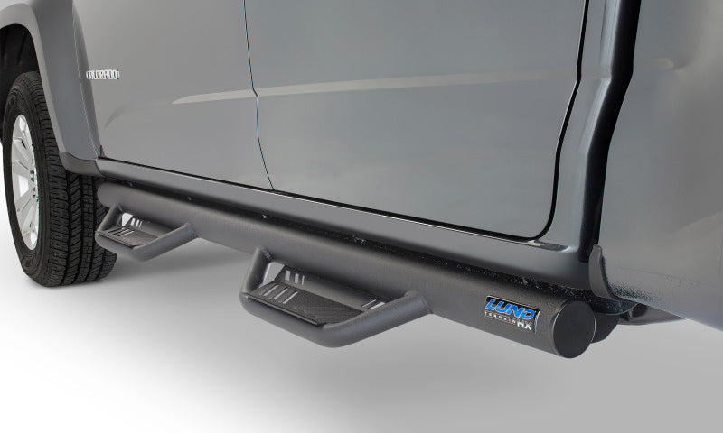 LUND 34641225 Lund 15-17 Chevy Colorado Crew Cab Terrain HX Step Nerf Bars - Black