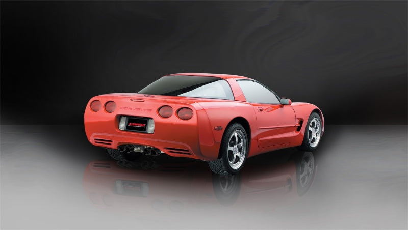 CORSA Performance 14961BLK Corsa 1997-2004 Chevrolet Corvette C5 Z06 5.7L V8 Black Xtreme Axle-Back Exhaust