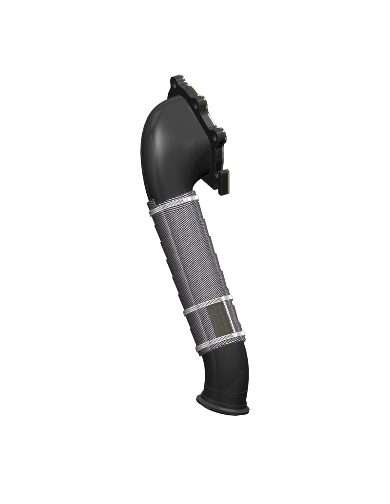 MBRP GMCA425 01-04 Chev/GMC 6.6L Duramax 3in Black Turbo Down Pipe