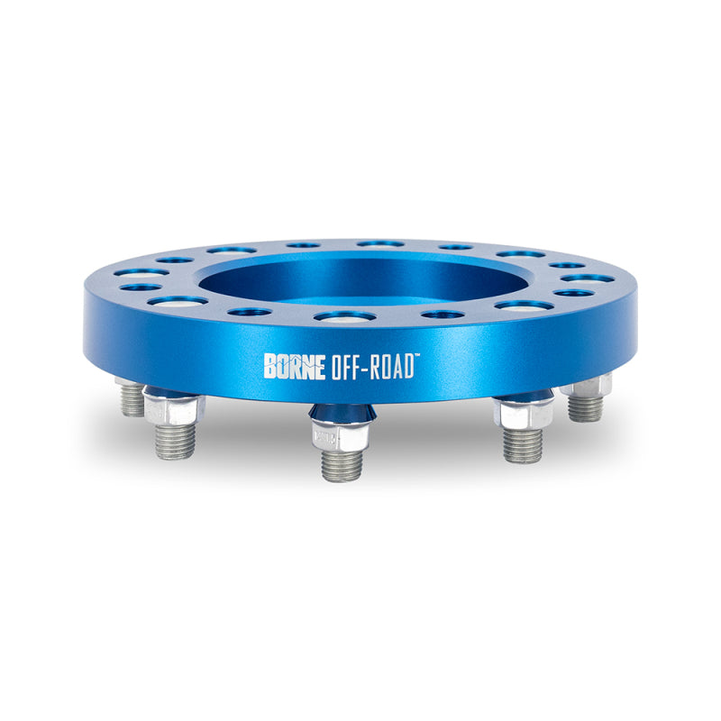 Mishimoto BNWS-006-250BL Borne Off-Road Wheel Spacers 8X165.1 121.3 25 M14 Blu