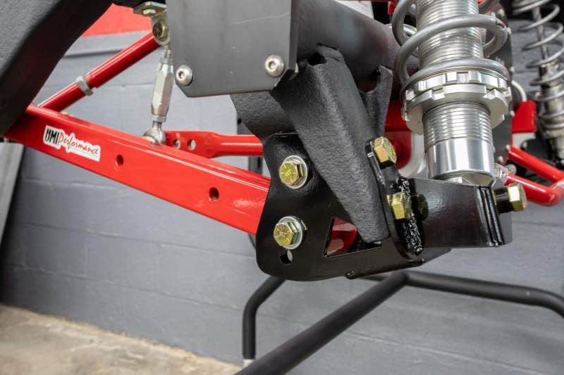 UMI Performance 4057-175 64-72 GM A-Body Rear Coilover Brackets Bolt In (175LB Spring Rate)
