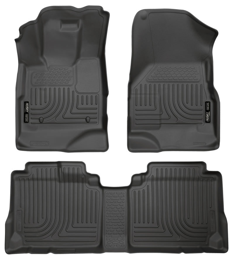 Husky Liners 98131 10-12 Chevy Equinox/GMC Terrain WeatherBeater Combo Black Floor Liners