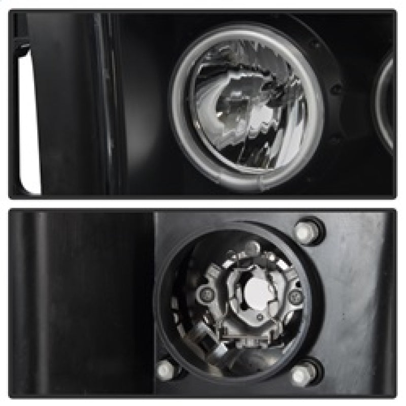 SPYDER 5009951 Spyder Dodge RAM 1500 02-05 03-05 Projector Headlights CCFL Halo LED Blk PRO-YD-DR02-CCFL-BK