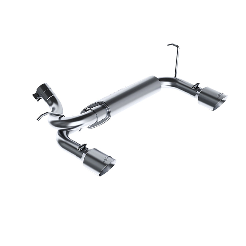 MBRP S5528409 07-14 Jeep Wrangler/Rubicon 3.6L/3.8L V6 Axle-Back Dual Rear Exit T409 Performance Exhuast Sys