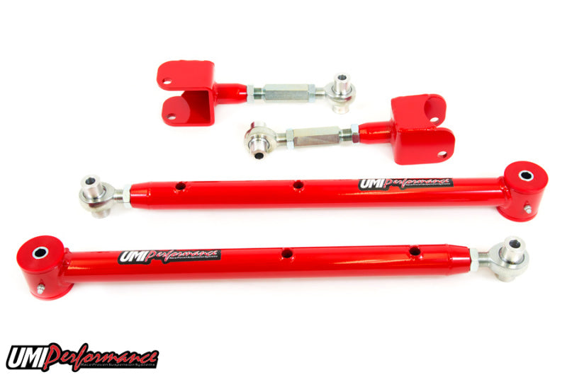 UMI Performance 301417-R 78-88 GM G-Body Adjustable Upper & Lower Control Arm Kit
