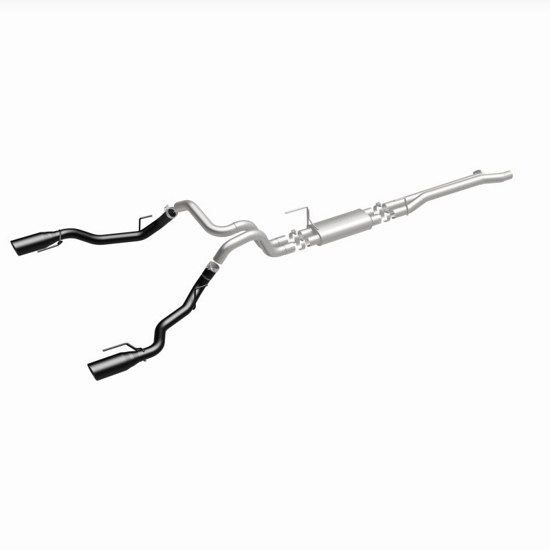 Magnaflow 19350 MagnaFlow SYS Cat-Back 2017 Ford F-150 Raptor 3.5L Dual Black Coated 3in Tips