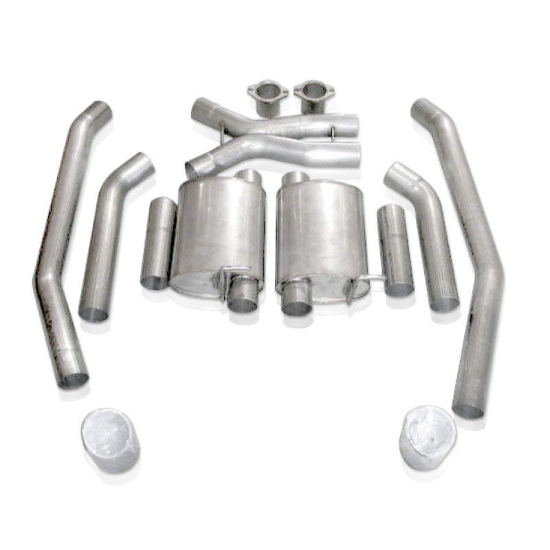 Stainless Works 05GTOTMCB 2005-06 GTO 3in Catback Chambered Mufflers X-Pipe