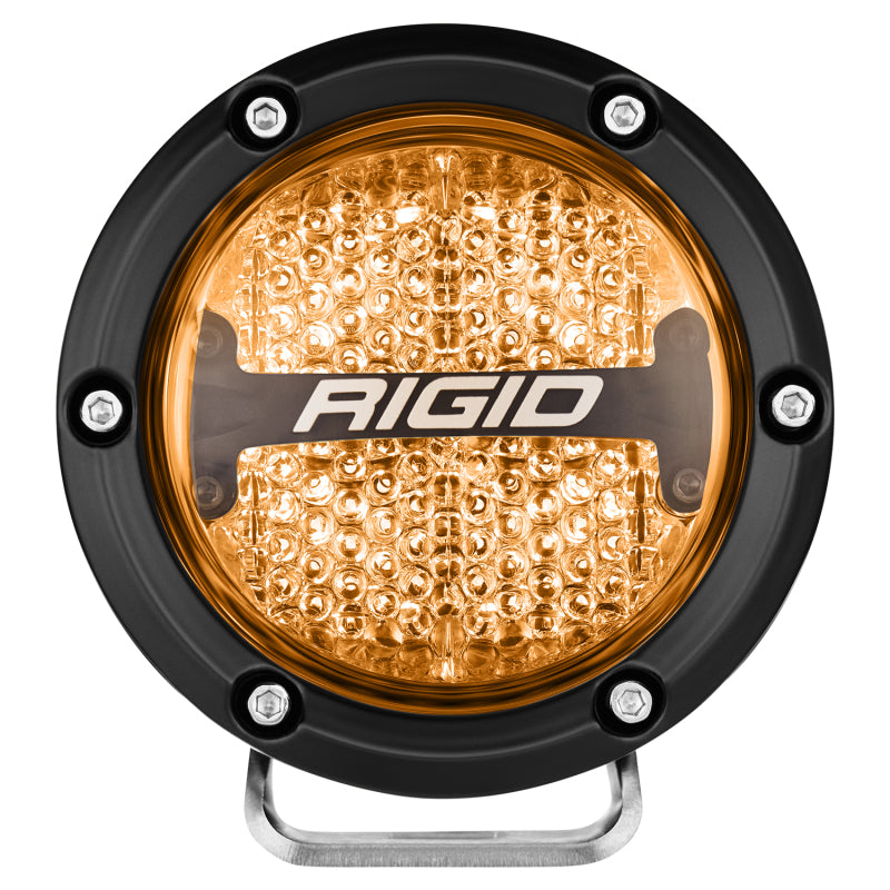 Rigid Industries 36400 360-Series 4in LED Off-Road Diffused Beam - RGBW Backlight (Pair)