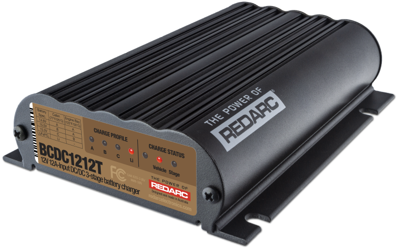 REDARC BCDC1212T DC/DC 3-Stage Vehicle to Trailer Battery Charger - 12A