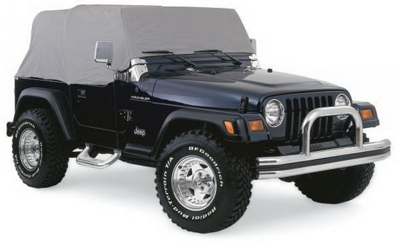 Rampage 1161 1992-1995 Jeep Wrangler(YJ) Cab Cover With Door Flaps - Grey