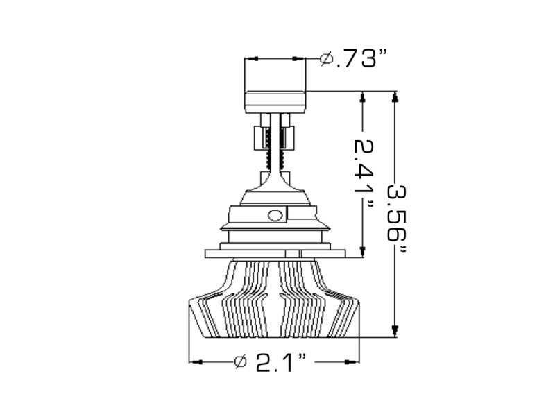 ORACLE Lighting 5238-001 Oracle 9004 4000 Lumen LED Headlight Bulbs (Pair) - 6000K SEE WARRANTY