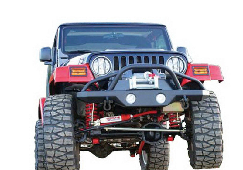 Rampage 78510 1976-1983 Jeep CJ5 Recovery Bumper Front - Black