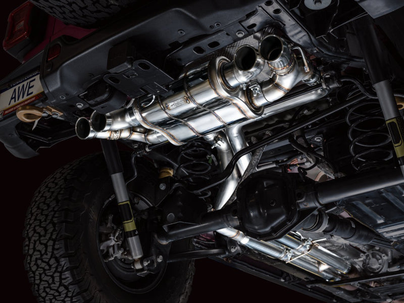 AWE Tuning 3025-41392 AWE 21+ Wrangler 392 Switchpath Cat-Back Exhaust- Quad BashGuards