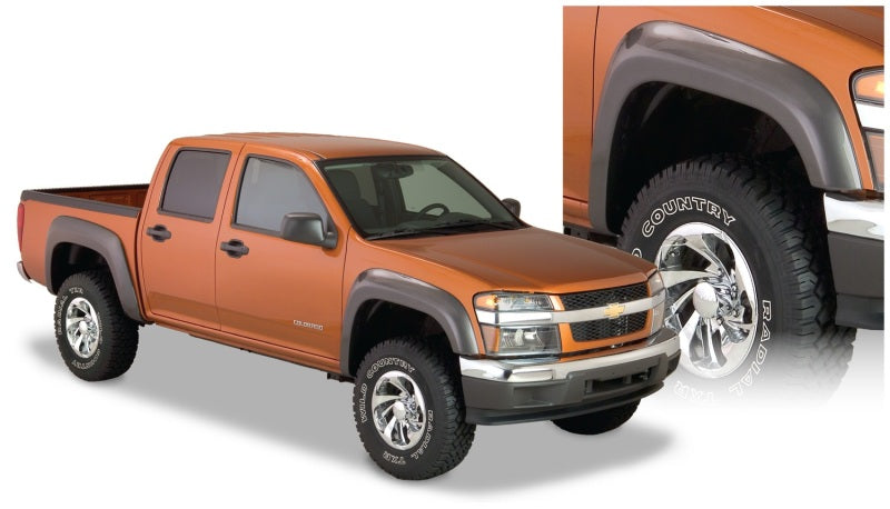 Bushwacker 41029-02 04-12 GMC Canyon Extend-A-Fender Style Flares 2pc - Black