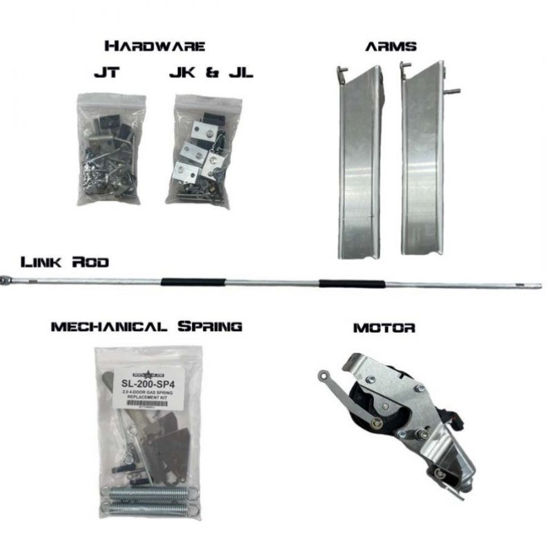 Rock Slide Engineering REBUILD20-075 Rock Slide Rebuild Kit for Gen2 Step Sliders - JK 2.0 4D DRVR