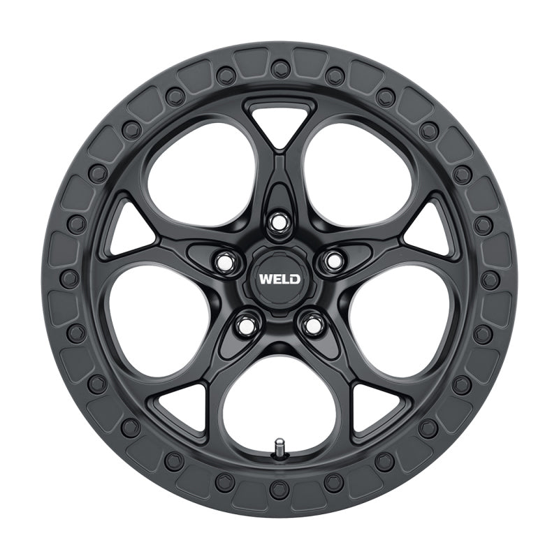 Weld W10879075450 Off-Road W108 17X9.0 Ledge 5X127 ET-12 BS4.50 Satin Black 71.5