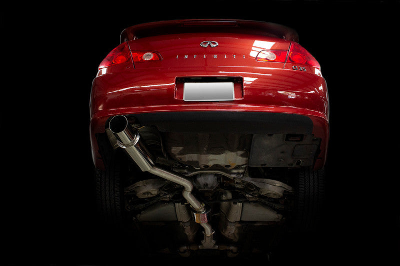 ISR Performance IS-GT-G35SDN GT Single Exhaust - 05-06 Infiniti G35 Sedan