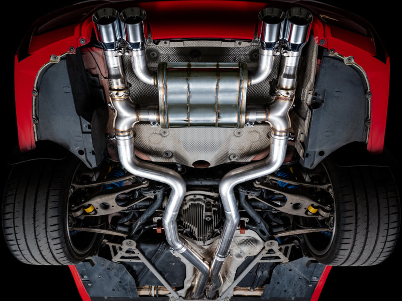 AWE Tuning 3025-42070 BMW F8X M3/M4 SwitchPath Catback Exhaust - Chrome Silver Tips