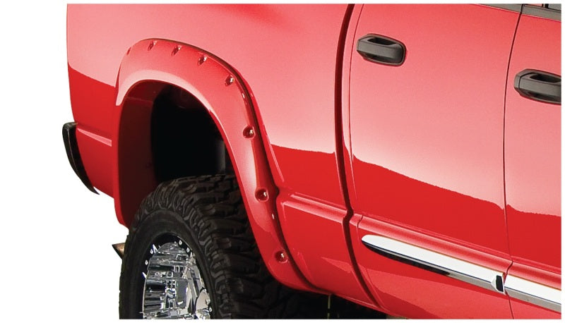 Bushwacker 50018-02 02-08 Dodge RAM 1500 Fleetside Pocket Style Flares 2pc 75.9/76.3/97.9in Bed - Black