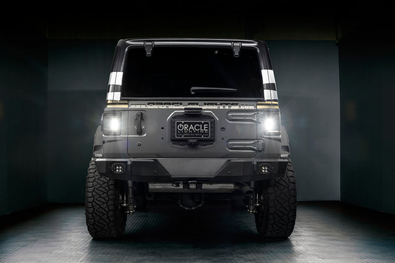 ORACLE Lighting 5884-504-T Oracle 2018+ Jeep Wrangler Rubicon/Sport LED Flush Mount Tail Light - Tinted SEE WARRANTY