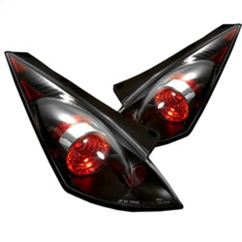 SPYDER 5006684 Spyder Nissan 350Z 03-05 Euro Style Tail Lights Black ALT-YD-N350Z02-BK