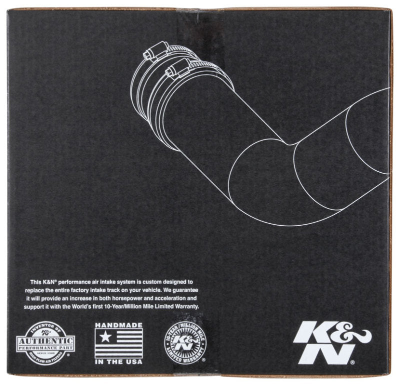 K&N Engineering 63-1580 K&N 18-20 Jeep Wrangler JL 2.0L AirCharger Performance Intake