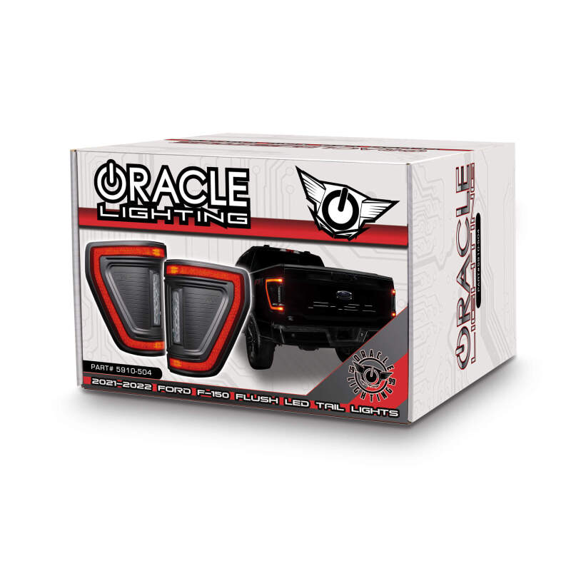 ORACLE Lighting 5910-504 Oracle Lighting 21-24 Ford F-150 Flush Style LED Tail Lights