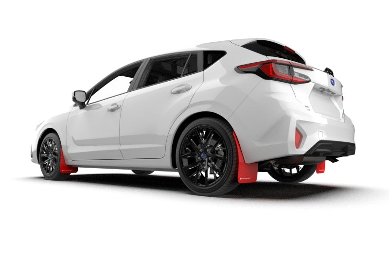 Rally Armor MF105-UR-BLK-RD 2024 Subaru Impreza Black UR Mud Flap w/ Red Logo