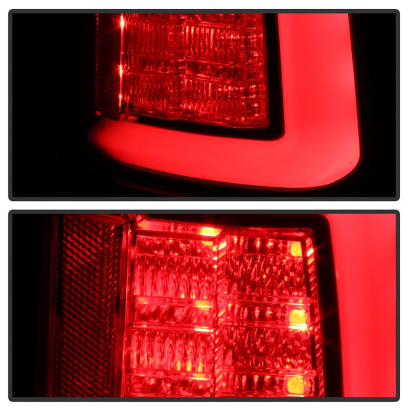 SPYDER 5084057 Spyder Dodge RAM 2013-2014 Light Bar LED Tail Lights - Black ALT-YD-DRAM13V2-LED-BK