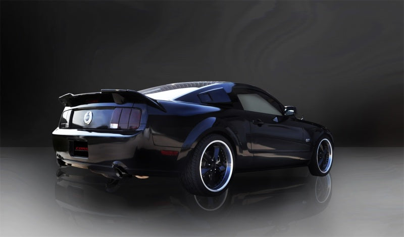 CORSA Performance 14314BLK Corsa 2005-2010 Ford Mustang Shelby GT500 5.4L V8 Black Xtreme Axle-Back Exhaust