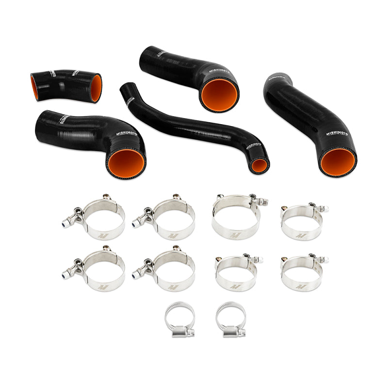 Mishimoto MMHOSE-VLSTR-13TBK 13-17 Hyundai Veloster Turbo Silicone Intercooler Hose Kit - Black