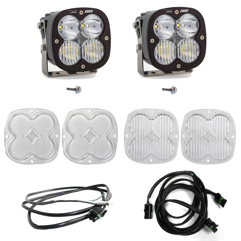 Baja Designs 447751UP 2021+ Ford Bronco A Piller Light Kit XL80 D/C w/Upfitter