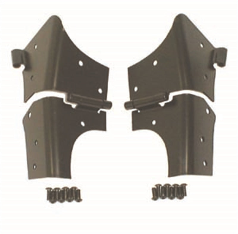 Rugged Ridge 11209.02 97-06 Jeep Wrangler TJ Black Windshield Hinges