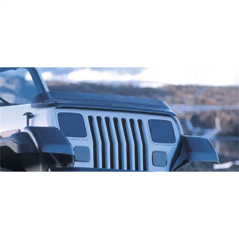 Rugged Ridge 11350.01 Bug Deflector Smoke 87-06 Jeep Wrangler