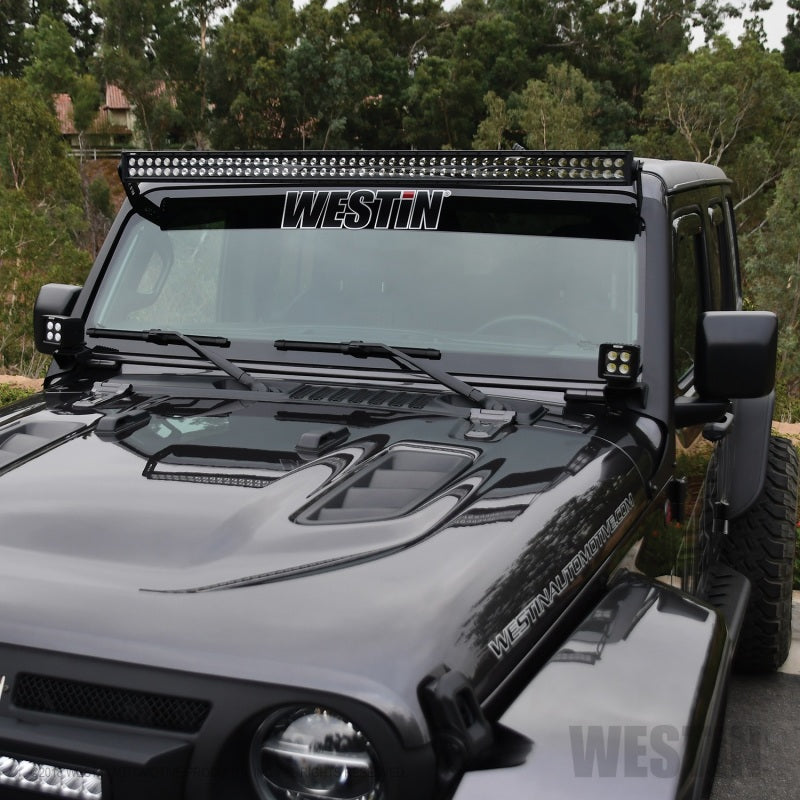 Westin 62-41085 18-19 Jeep Wrangler Pillar LED Light Mount - Black
