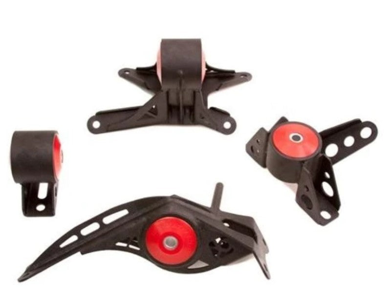 Innovative Mounts 61450-85A Innovative 10-15 Lotus Evora 2GR-FE/2GR-FZE Black Steel Mounts 85A Bushings