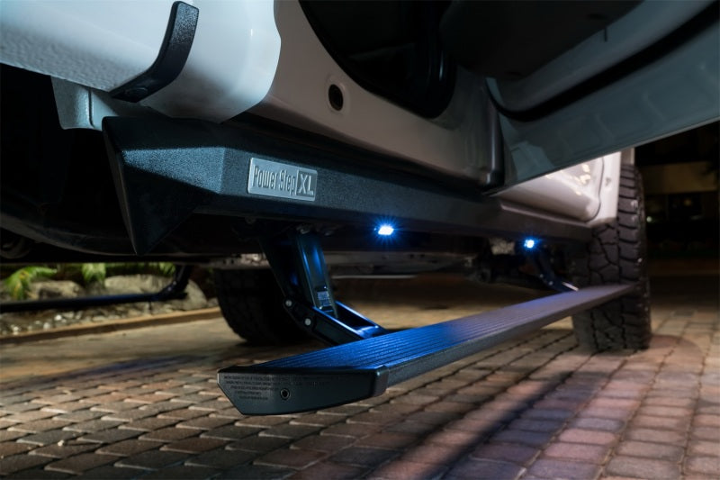 AMP Research 77254-01A 20-23 Chevy Silverado 1500 Crew Cab PowerStep XL - Black (Incl OEM Style Illumination)