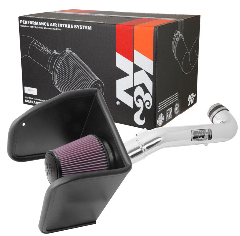 K&N Engineering 77-3104KP K&N 17-18 Chevrolet Colorado V6-3.6L F/I Performance Air Intake Kit