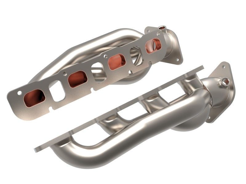 aFe 48-32030-T Power Twisted Steel 304SS Shorty Header 2021 RAM 1500 TRX V8-6.2L