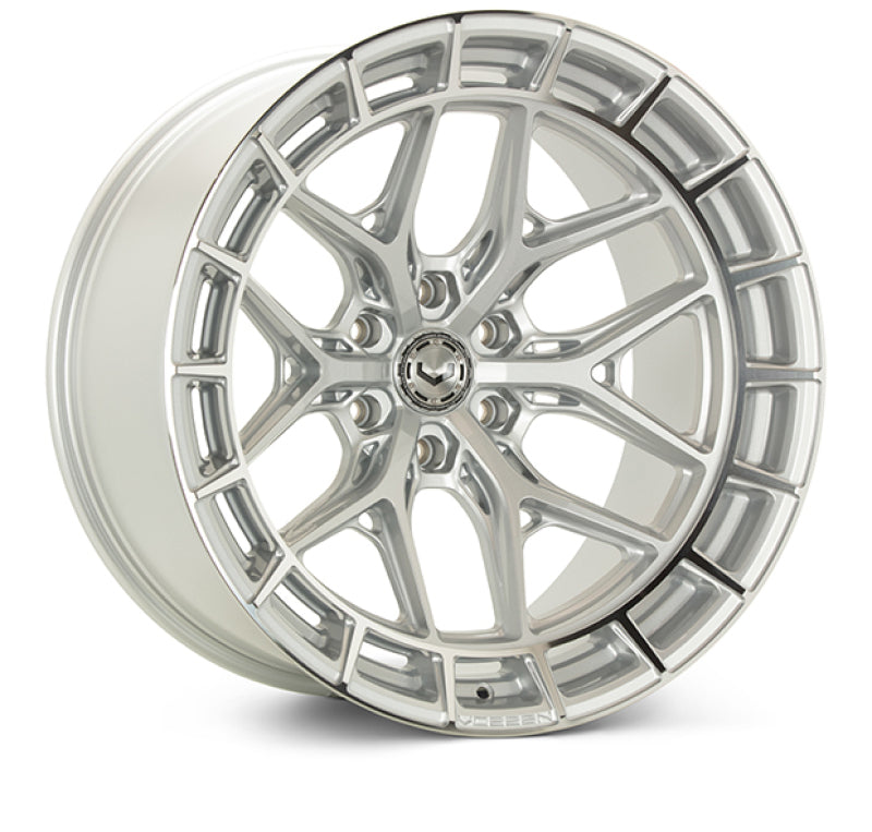 Vossen HFX1-0G12 HFX-1 20x10 / 6x139.7 BP / ET-18 / 106.1 CB / Super Deep - Silver Polished Wheel