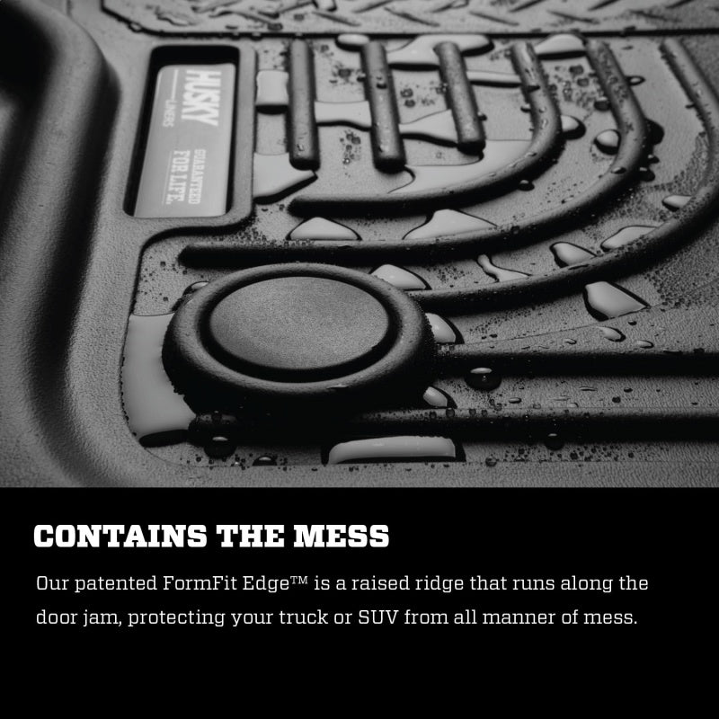 Husky Liners 99611 2016 Kia Soul Weatherbeater Black Front & 2nd Seat Floor Liners (Footwell Coverage)