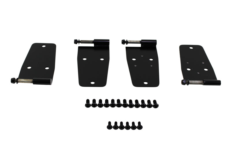 Kentrol 50420 76-93 Jeep CJ/Wrangler YJ Hardtop Door Hinge Set 4 Pieces - Powdercoat Black